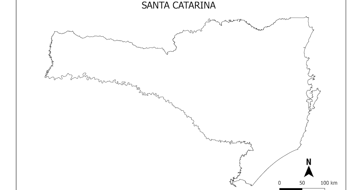 Mapas Para Colorir Santa Catarina Suporte Geogr Fico